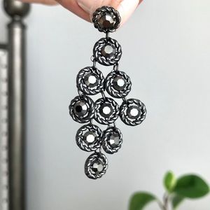 Elegant Black Dangle Earrings